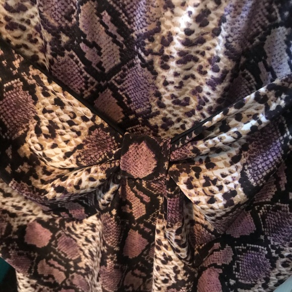Blouse, top, python print - Picture 2 of 3